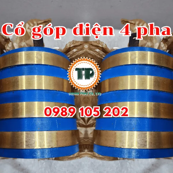 Cổ góp điện 4 pha quy cách 80x120x140mm