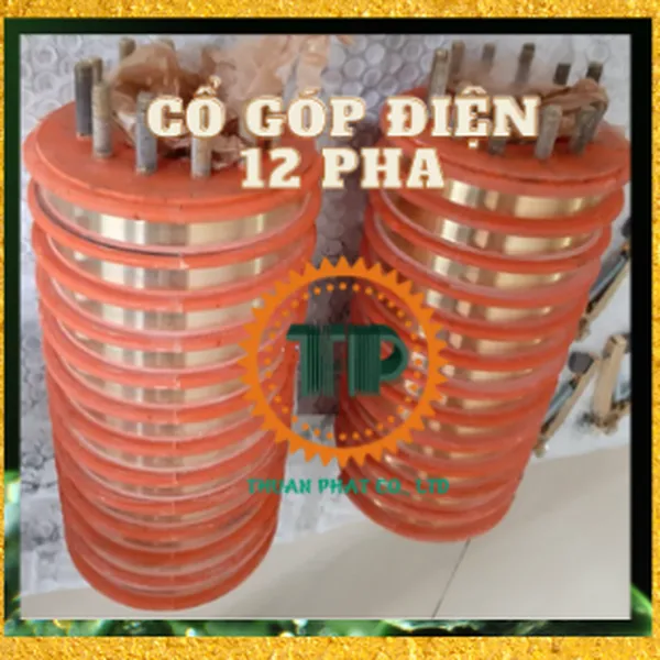 Cổ góp điện 12 vành đồng