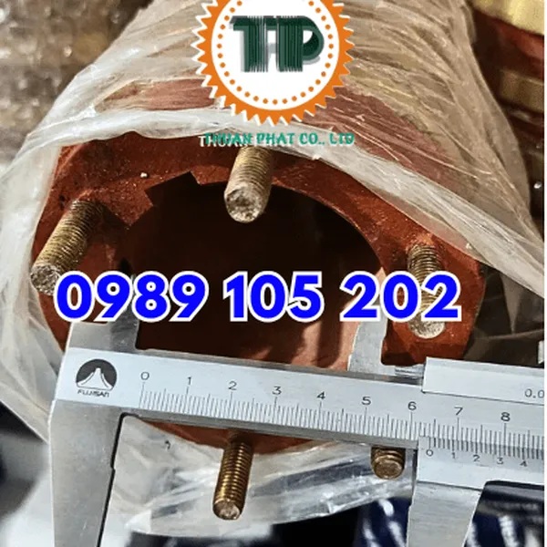 Cổ góp điện 6 vành trục 65 mm
