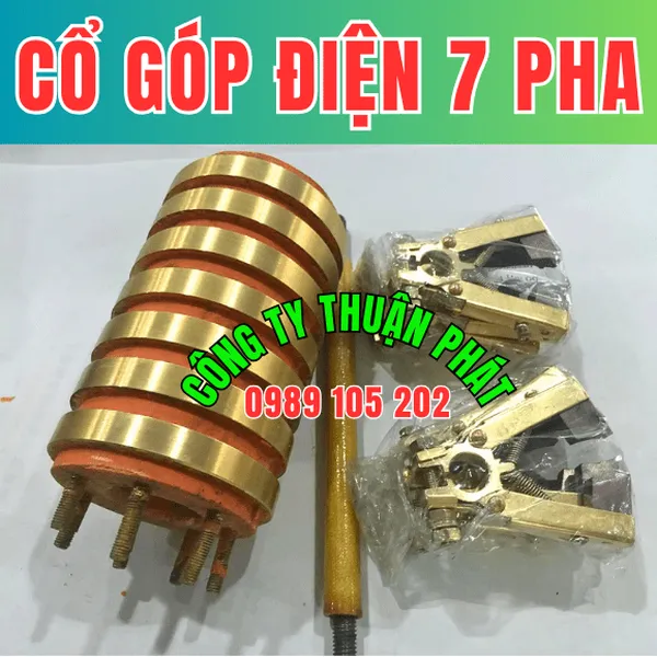 Cổ góp điện 7 pha 35x71x121mm