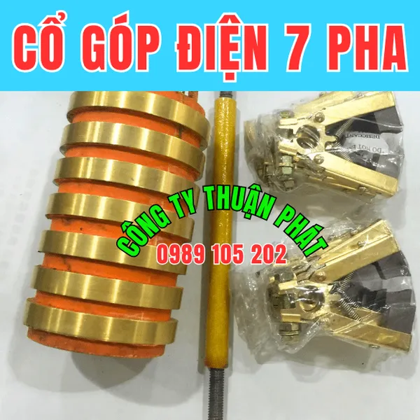 Cổ góp điện 7 pha 35x71x121mm