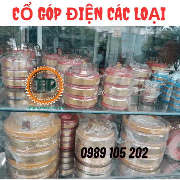 Các loại cổ góp điện (cổ góp điện 5 pha, cổ góp điện 6 pha)