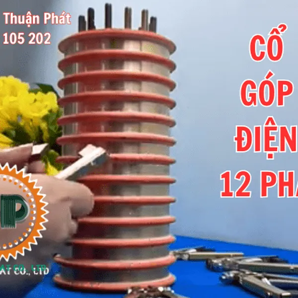Bộ cổ góp điện 12 vành trượt
