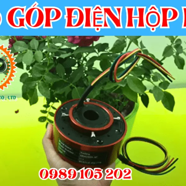 Cổ góp điện hộp kín 6 pha