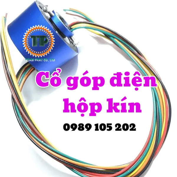 Cổ góp điện 5 pha hộp kín