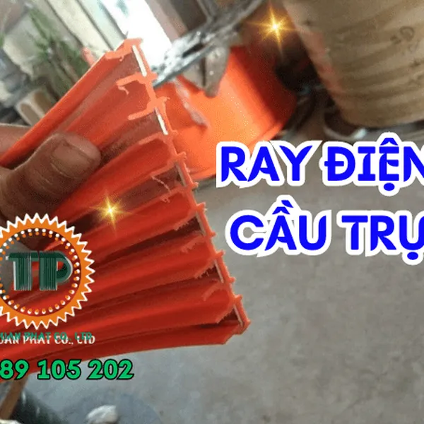 Ray điện cầu trục 6 rãnh đồng 