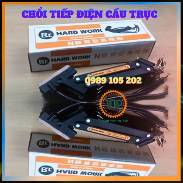 Chổi tiếp điện an toàn cầu trục 3P-30A Hard Work 