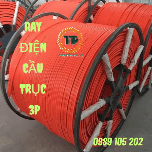 Ray điện an toàn cầu trục 3P-50A hiệu Hard Work