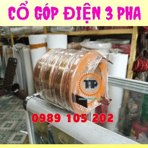 Cổ góp điện 3 pha – Siêu bền, giá rẻ