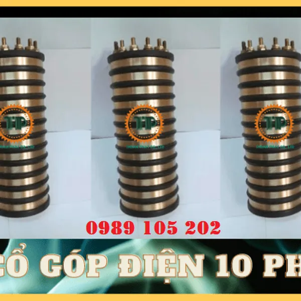 Cổ góp điện 10 pha
