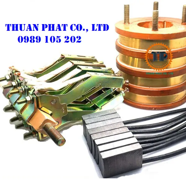 Cổ góp điện 4 pha rãnh âm