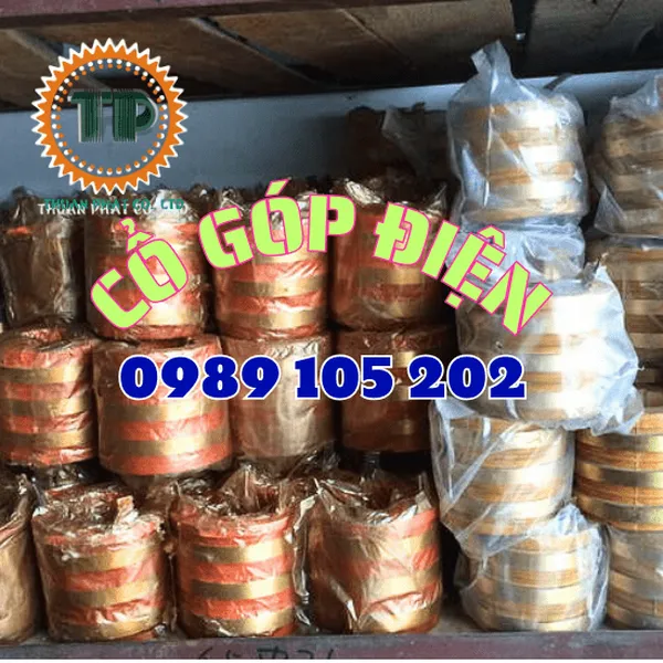 Cổ góp điện 3 pha trục 35