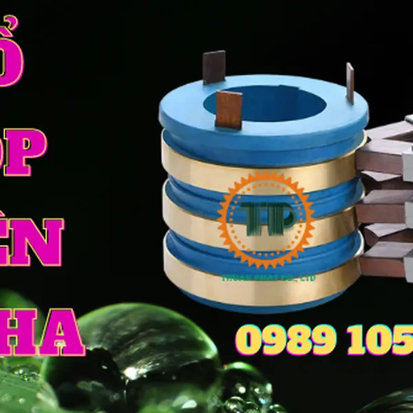 Cổ góp điện 2 pha, 3 pha, 4 pha, 5 pha, 6 pha, 7 pha, 8 pha, 9 pha, 10 pha, 12 pha, 14 pha, 16 pha