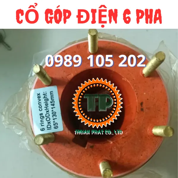 Cổ góp điện 6 cực lấy điện
