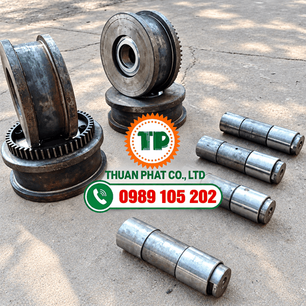 Bánh xe dầm biên cầu trục D250 