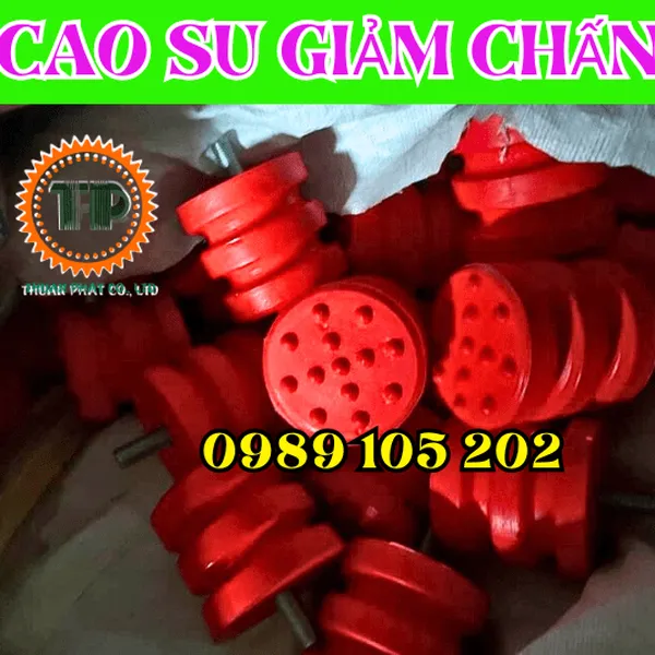 Đầu đấm cao su cầu trục