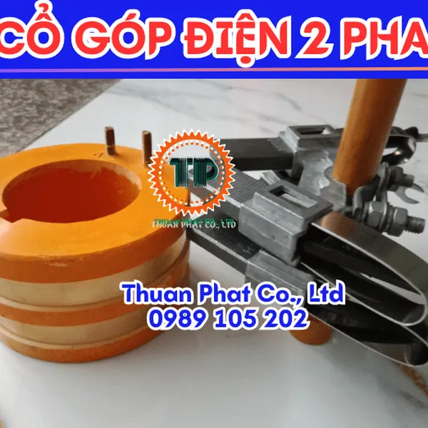 Cổ góp điện 2 cực dẫn điện