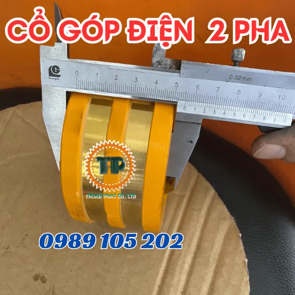 Cổ góp điện 2 pha 50x100x50mm