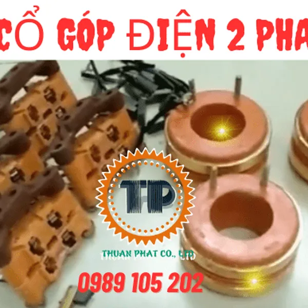Cổ góp điện 2 pha - Chất lượng tốt, giá rẻ