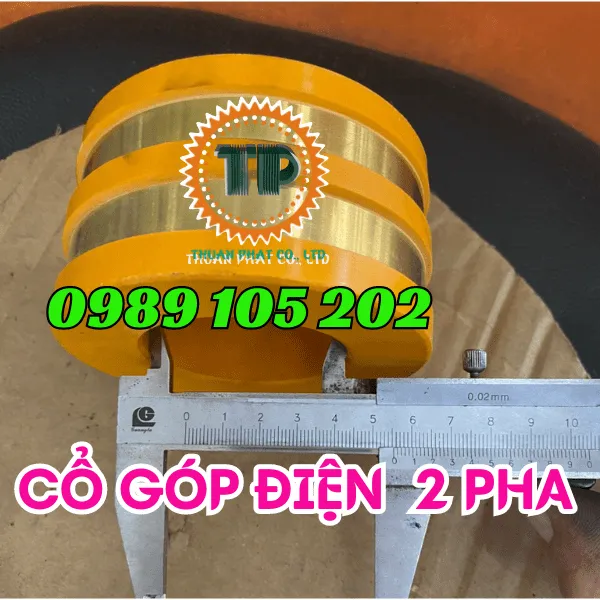 Cổ góp điện 2 pha 50x100x50mm