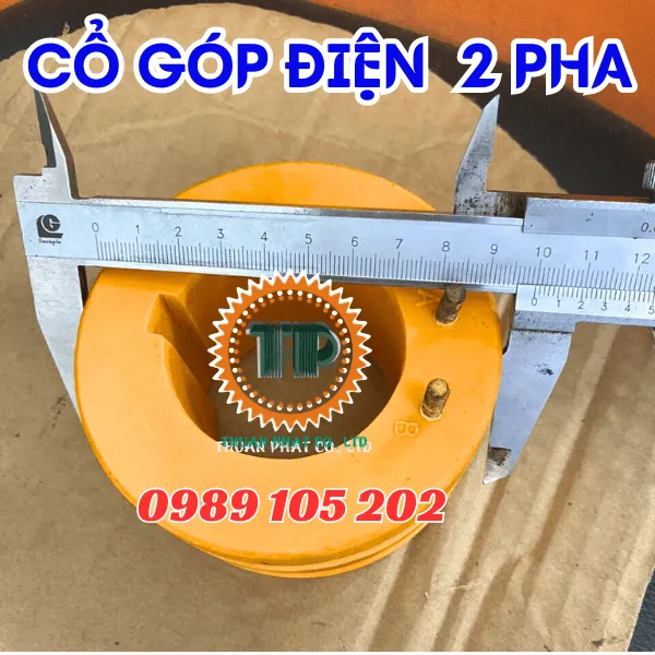 Cổ góp điện 2 pha 50x100x50mm