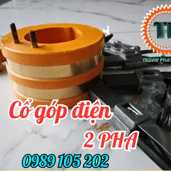 Cổ góp điện 2 pha 55*98*50mm