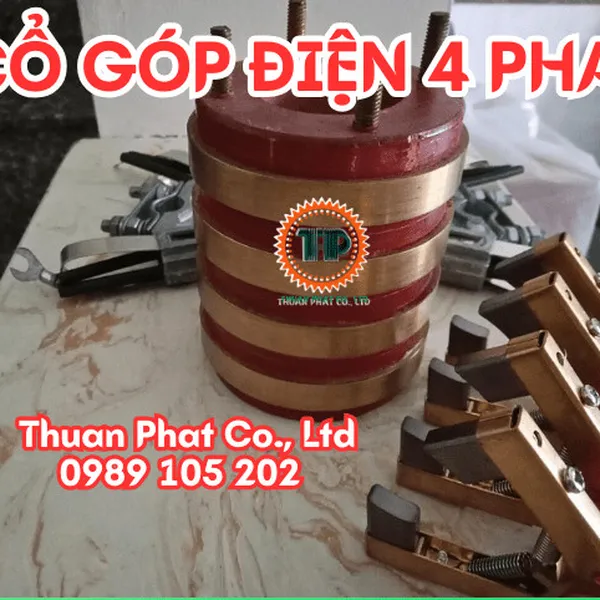 Cổ góp điện 4 cực
