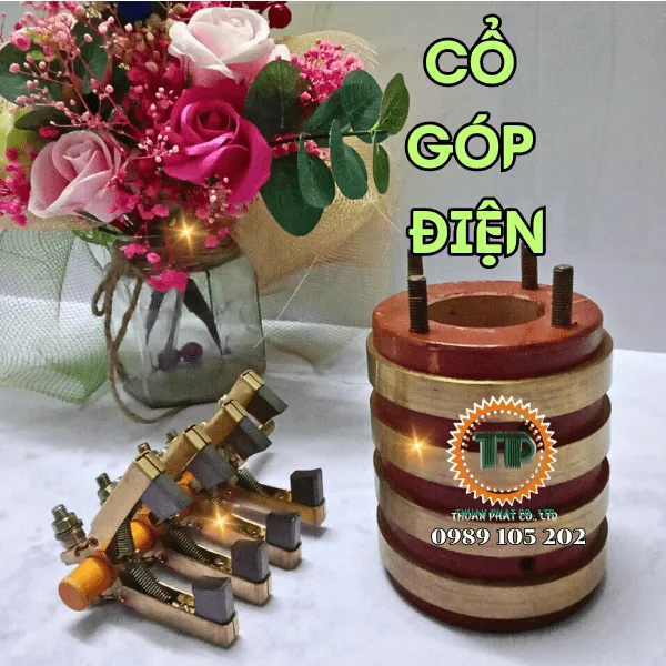Cổ góp điện loại 4 vành trượt
