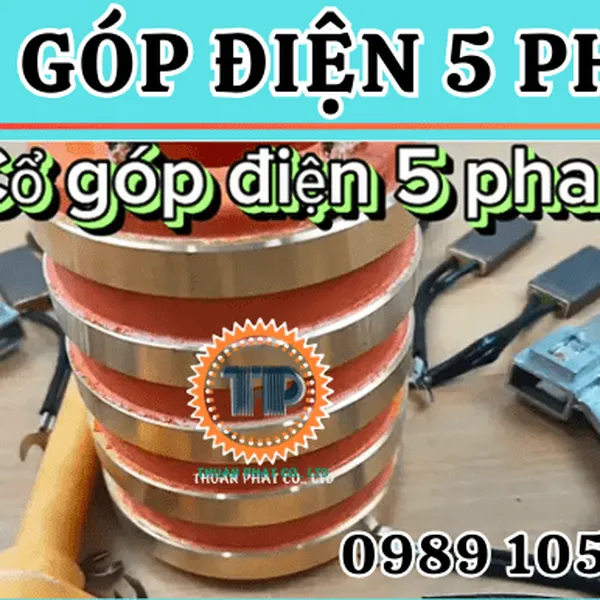 Cổ góp điện loại 5 vành trượt