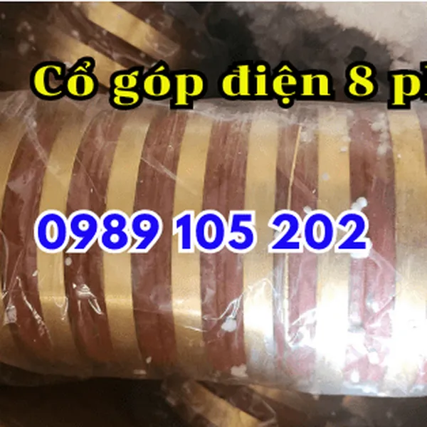 Cổ góp điện 8 pha quy cách 55x120x210mm