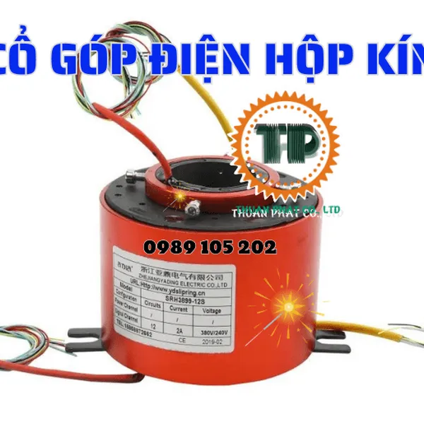 Cổ góp điện 8 pha hộp kín