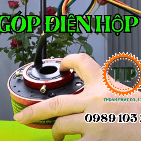 Cổ góp điện hộp kín 6 pha