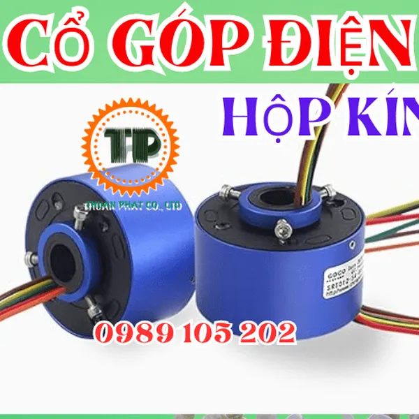 Cổ góp điện hộp kín 8 pha