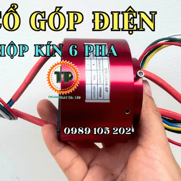 Cổ góp điện hộp kín 6 pha SRH-2578