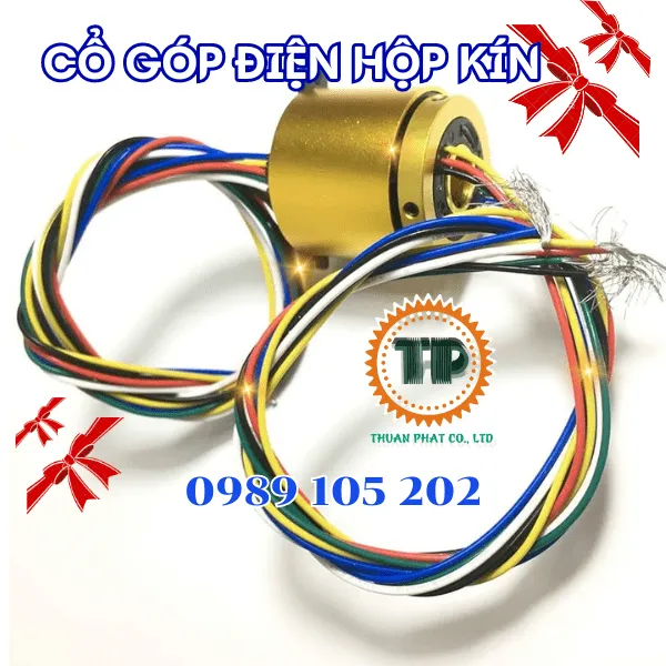 Cổ góp điện 12 pha hộp kín 