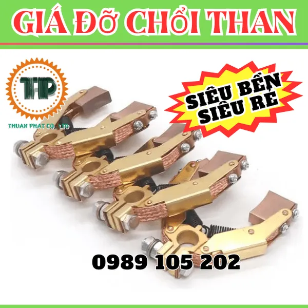 Giá đỡ chổi than cổ góp điện bằng đồng