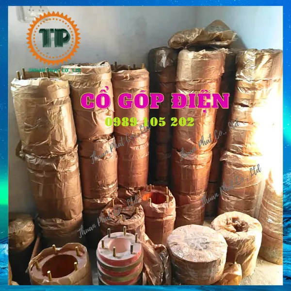 Cổ góp điện 7 pha trục 70mm