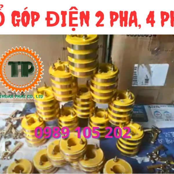 Cổ góp điện 2 pha, 4 pha mini