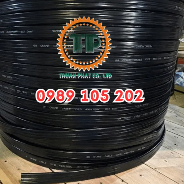 Dây cáp dẹt cho cầu trục