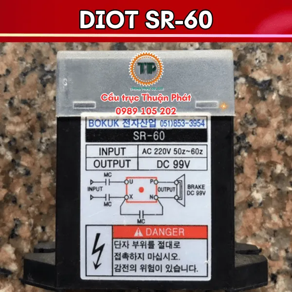 Diot chỉnh lưu SR60, Diot phanh SR60