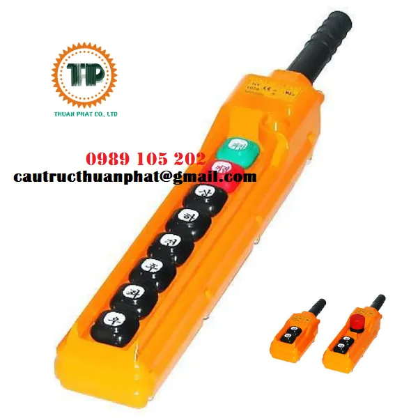 Nút bấm điều khiển cầu trục 2 nút