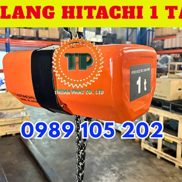 Palang xích điện Hitachi 1 tấn