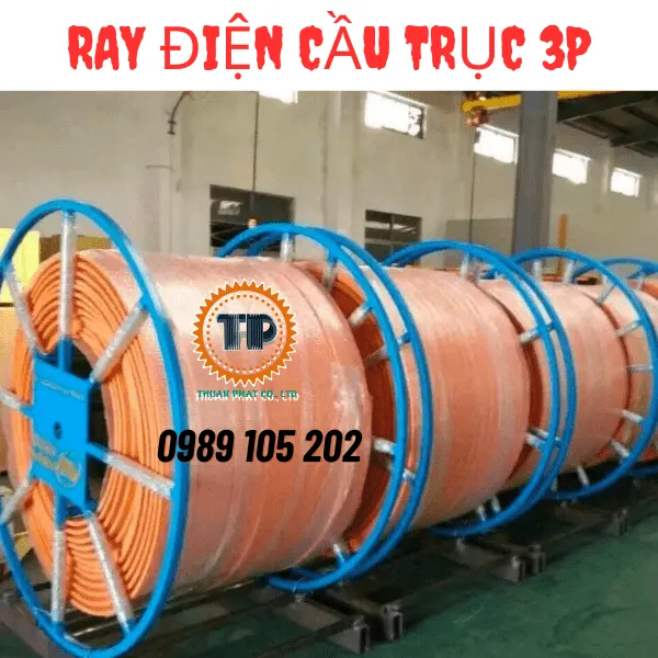 Ray cáp điện cầu trục 3P-50A