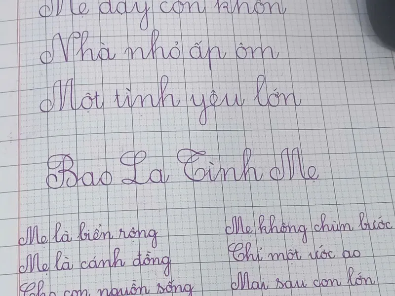 RÈN CHỮ  CỠ NHỠ CHO NGƯỜI MỚI BẮT ĐẦU