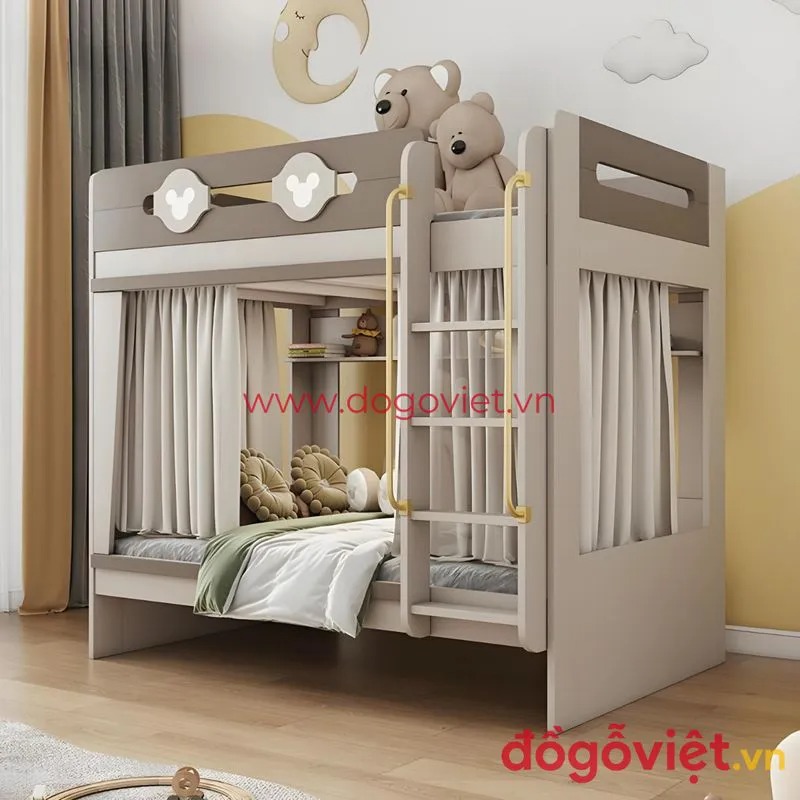 10+ mẫu giường tầng trẻ em giá rẻ hot nhất, thiết kế miễn phí theo yêu cầu