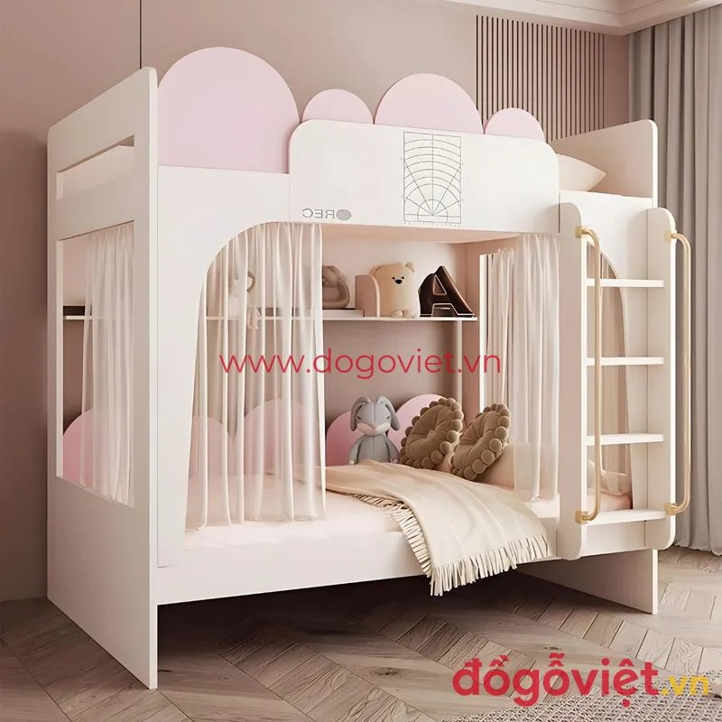 10+ mẫu giường tầng trẻ em giá rẻ hot nhất, thiết kế miễn phí theo yêu cầu