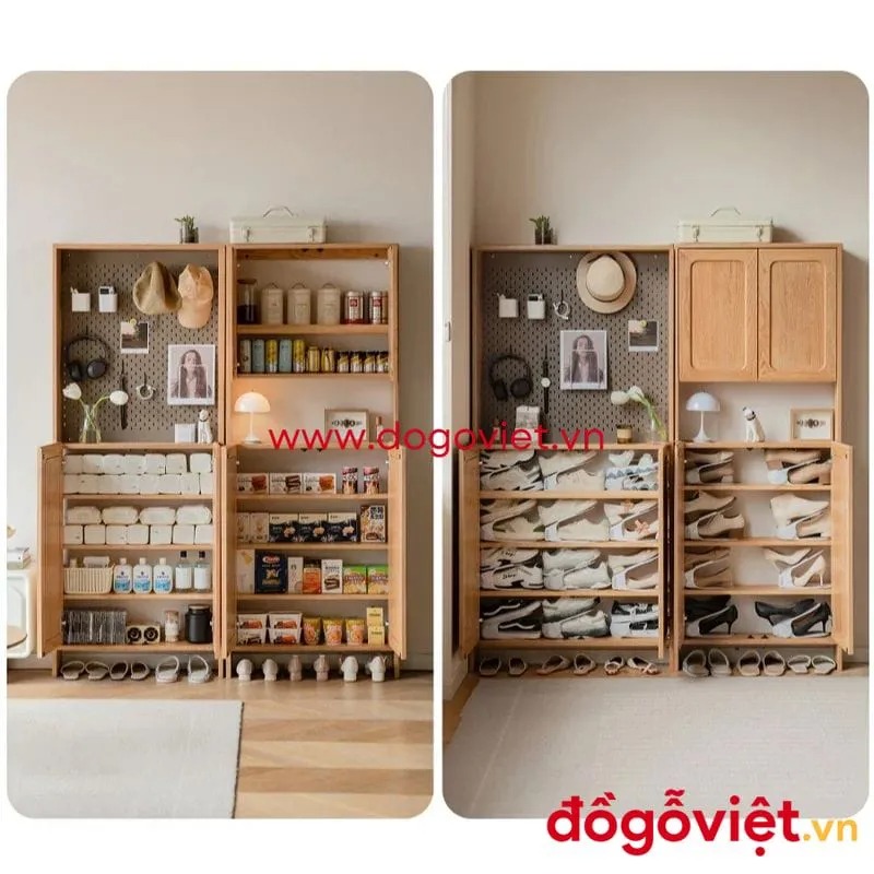 10+ mẫu tủ giày gỗ sồi đẹp & tiện nghi được ưa chuộng nhất 2026 10+ mẫu tủ giày gỗ sồi đẹp & tiện nghi được ưa chuộng nhất 2026