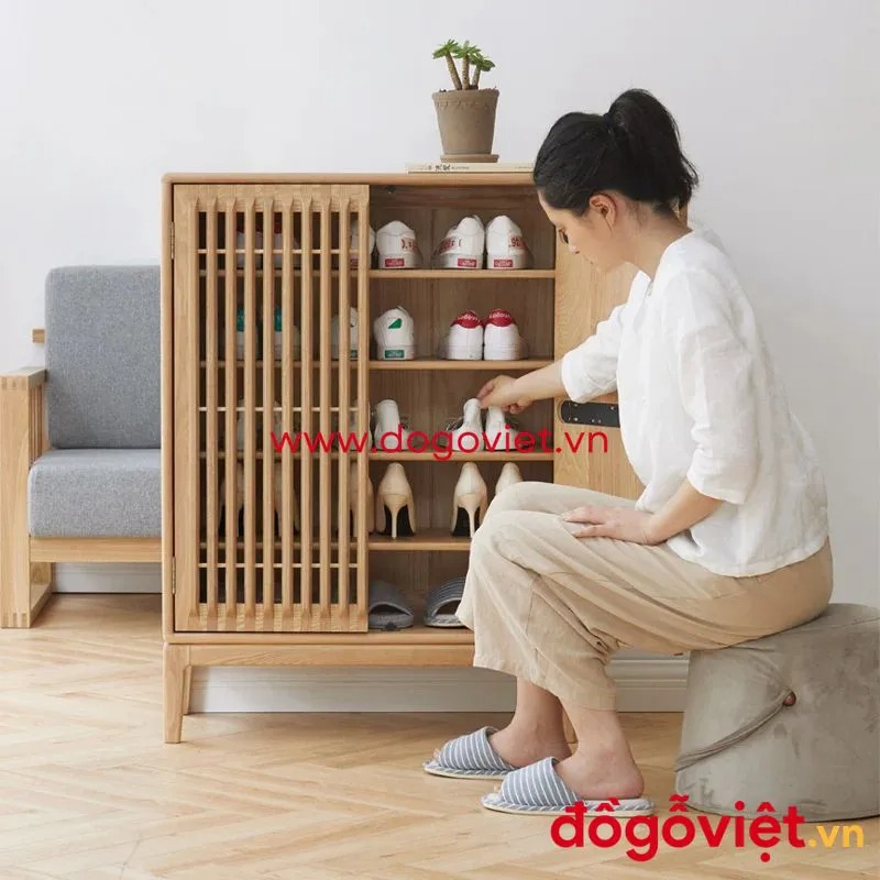 10+ mẫu tủ giày gỗ sồi đẹp & tiện nghi được ưa chuộng nhất 2026 10+ mẫu tủ giày gỗ sồi đẹp & tiện nghi được ưa chuộng nhất 2026