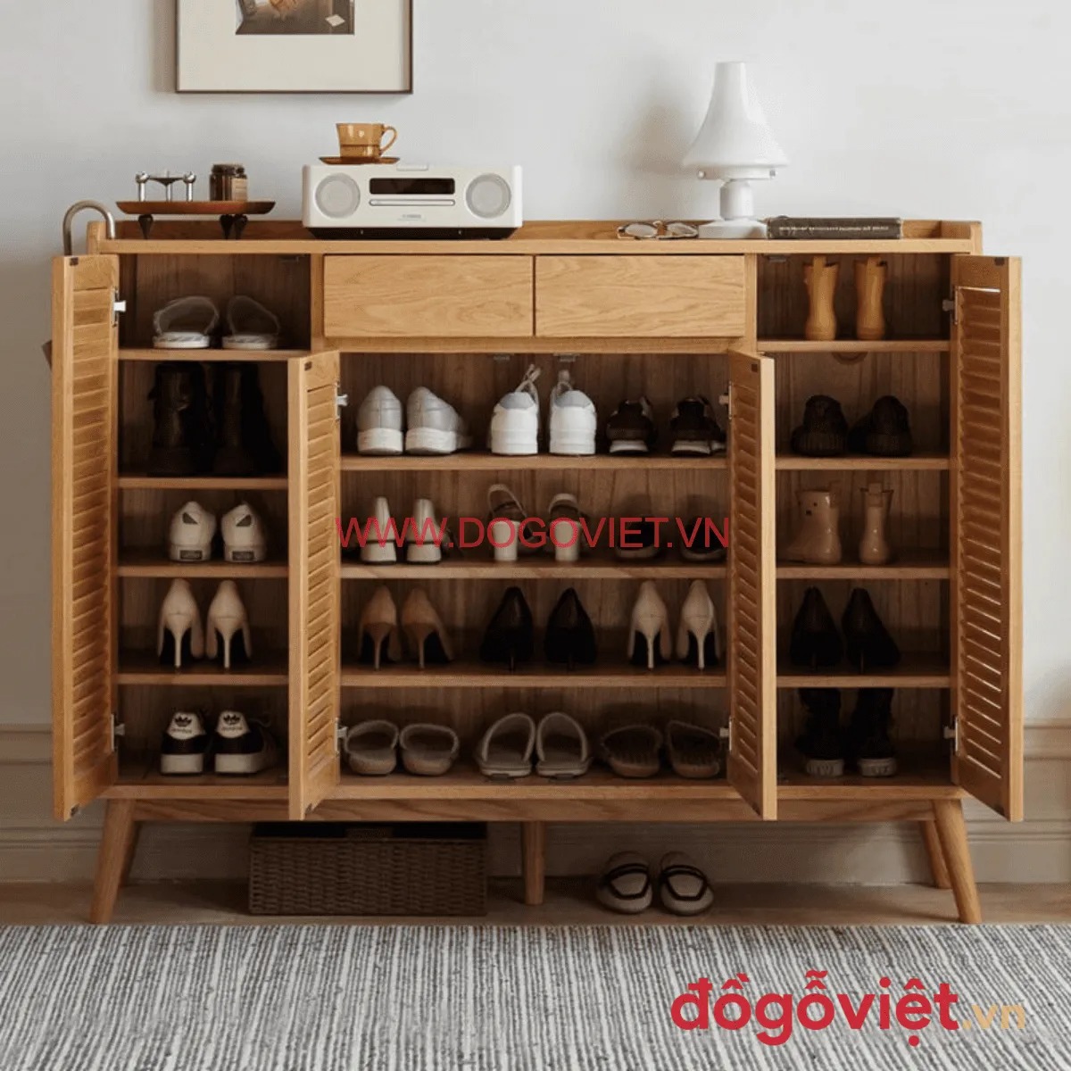 10+ mẫu tủ giày gỗ sồi đẹp & tiện nghi được ưa chuộng nhất 2026 10+ mẫu tủ giày gỗ sồi đẹp & tiện nghi được ưa chuộng nhất 2026