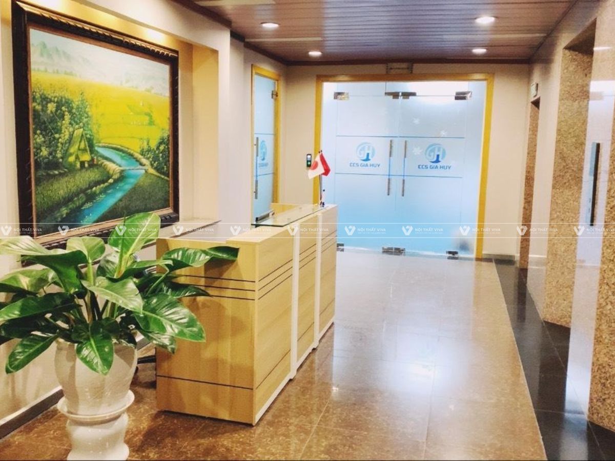 Đặt làm quầy lễ tân công ty tại TP.HCM ở đâu uy tín, giá tốt?
